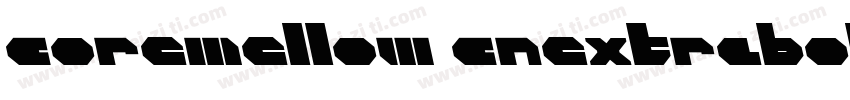 coremellow cnextrabold字体转换